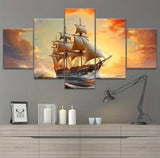 Pirate Ship Sail Wall Frame