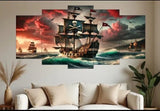 Pirate Ship Wall Frame