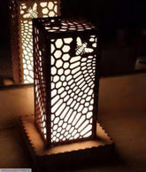 Honeycomb Bee Wooden Table Lamp