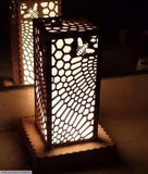 Honeycomb Bee Wooden Table Lamp