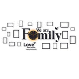 Family Frame Wall Clock