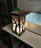 Wooden Lamp For Side Table Unique Design