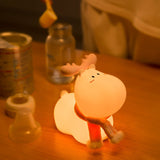 Silica Gel Lamp Bedroom Bedside Pat USB