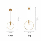 Simple Wrought Iron Post-Modern Chandelier