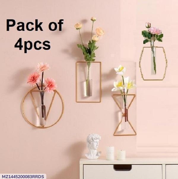 Sleek Modern Vase - 4 Pcs