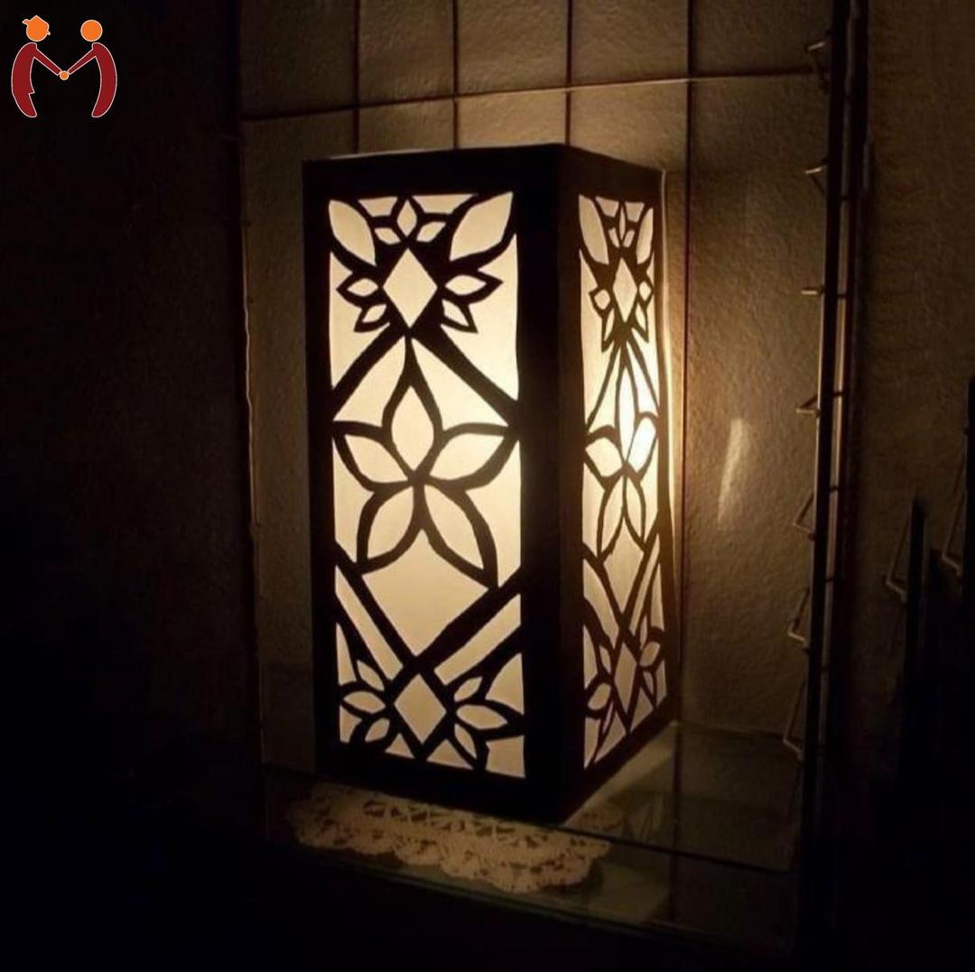 New Design Wooden Lamp With Laser Cutting
