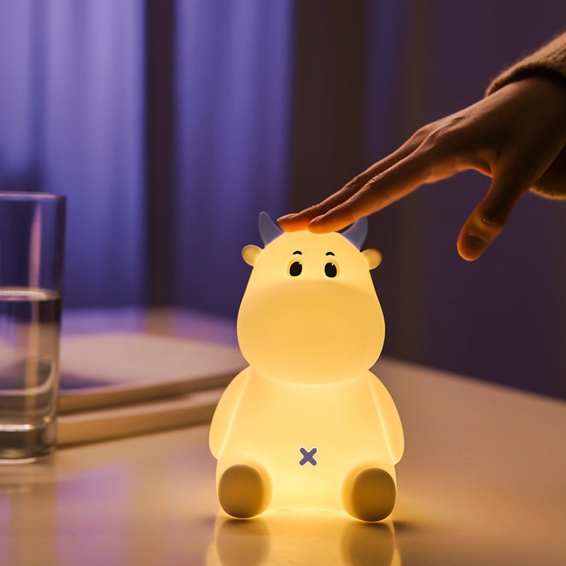 Silica Gel Lamp Bedroom Bedside Pat USB
