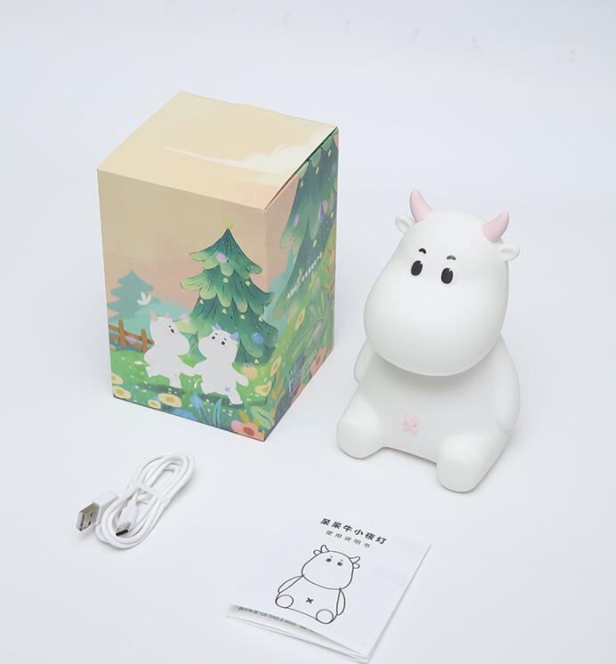 Silica Gel Lamp Bedroom Bedside Pat USB