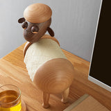 Solid Wood Tissue Holder Perforated Free Nordic Luxury Home