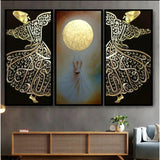 Sufi Wall Frame 3Pcs for Living Room